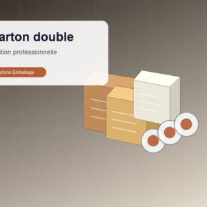 Carton ondule double cannelure - Victoria Emballage