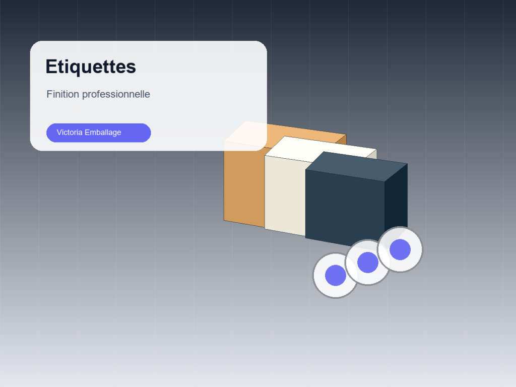 Etiquettes adhesives expedition - Victoria Emballage