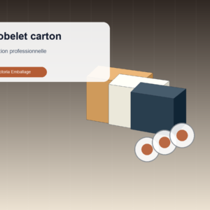 Gobelet carton double paroi - Victoria Emballage