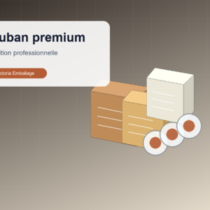 Ruban adhesif premium silencieux - Victoria Emballage