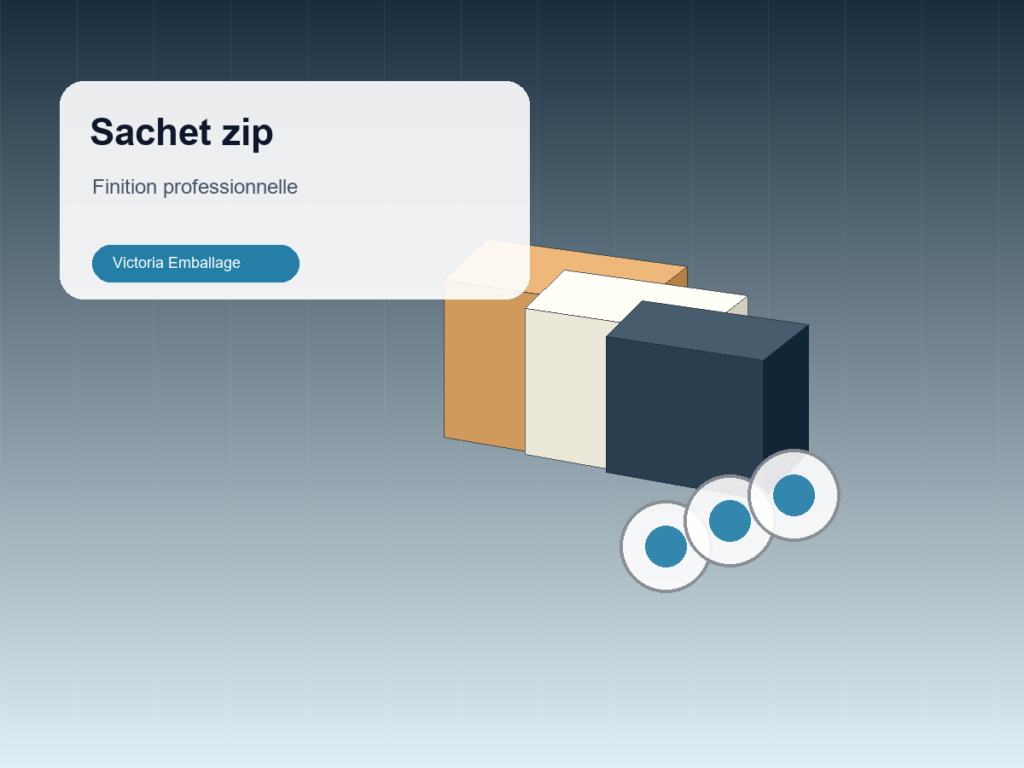 Sachet zip transparent - Victoria Emballage